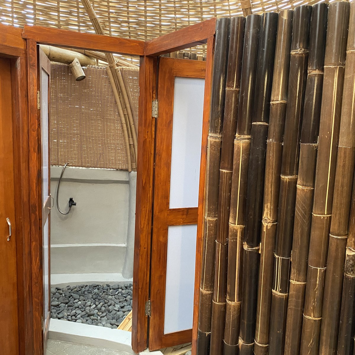 Bamboo showers